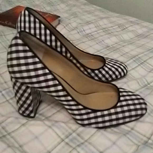Ann Taylor Shoes - Ann taylor gingham heels